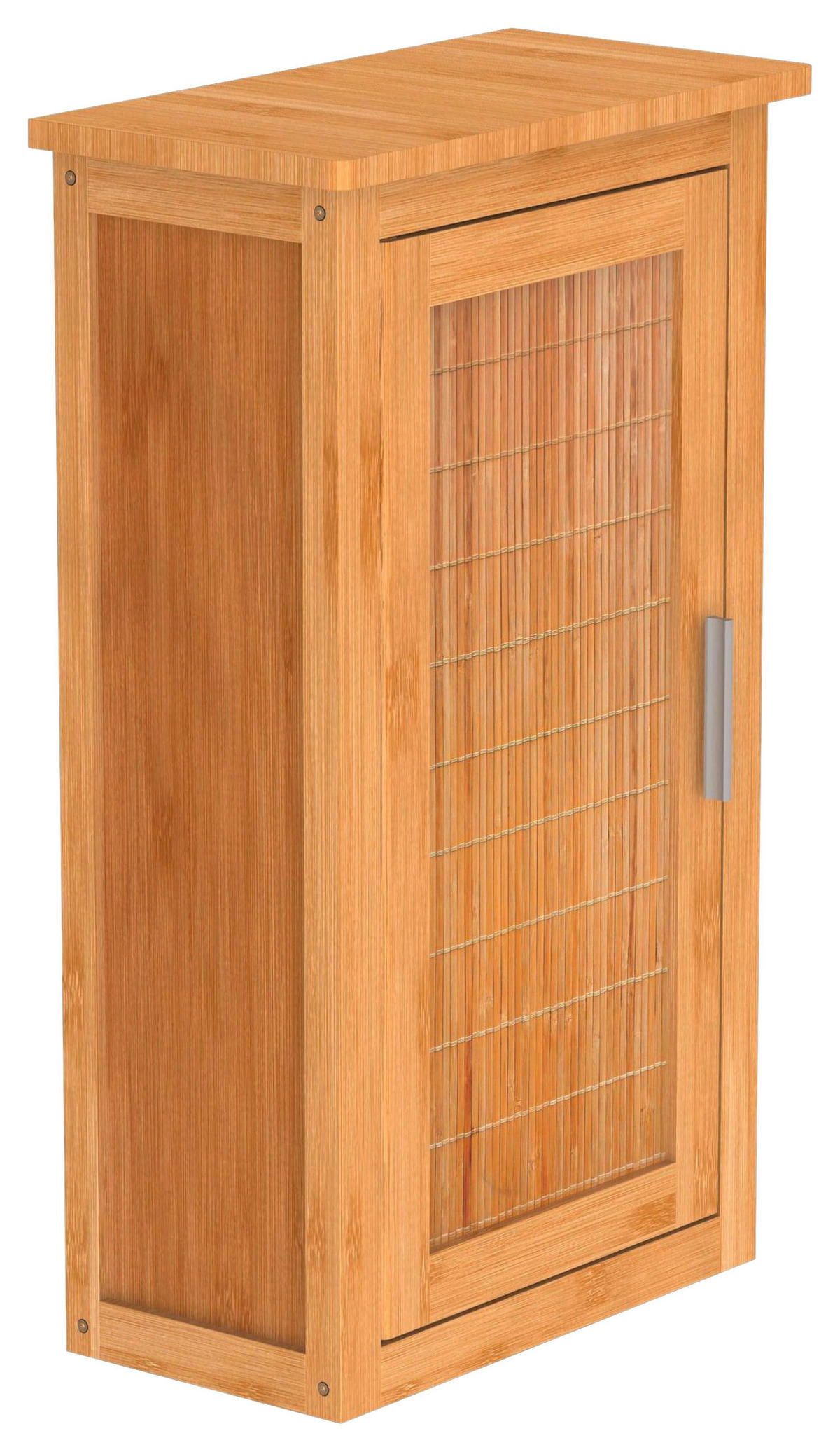 HÄNGESCHRANK 40,0/70,0/20,0 cm  - Silberfarben, Natur, Holz/Metall (40,0/70,0/20,0cm) - Carryhome
