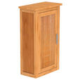 HÄNGESCHRANK 40,0/70,0/20,0 cm  - Silberfarben, Natur, Holz/Metall (40,0/70,0/20,0cm) - Carryhome