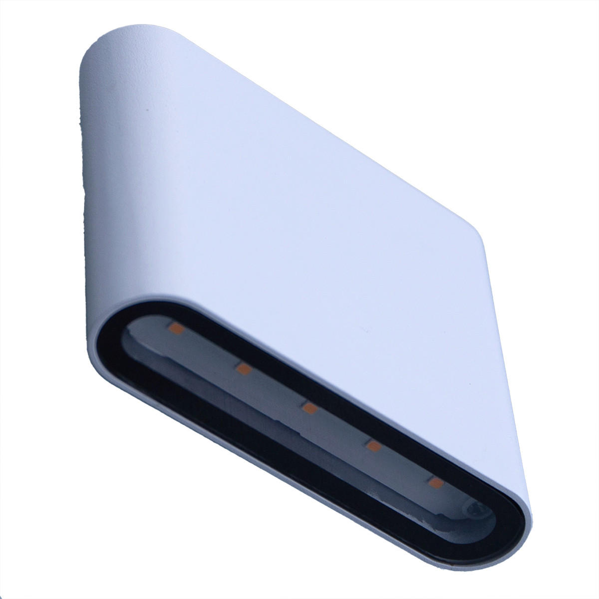 ZUNANJA STENSKA SVETILKA  NIEBY   11,5/9/3 cm          - bela, Basics, kovina/umetna masa (11,5/9/3cm)