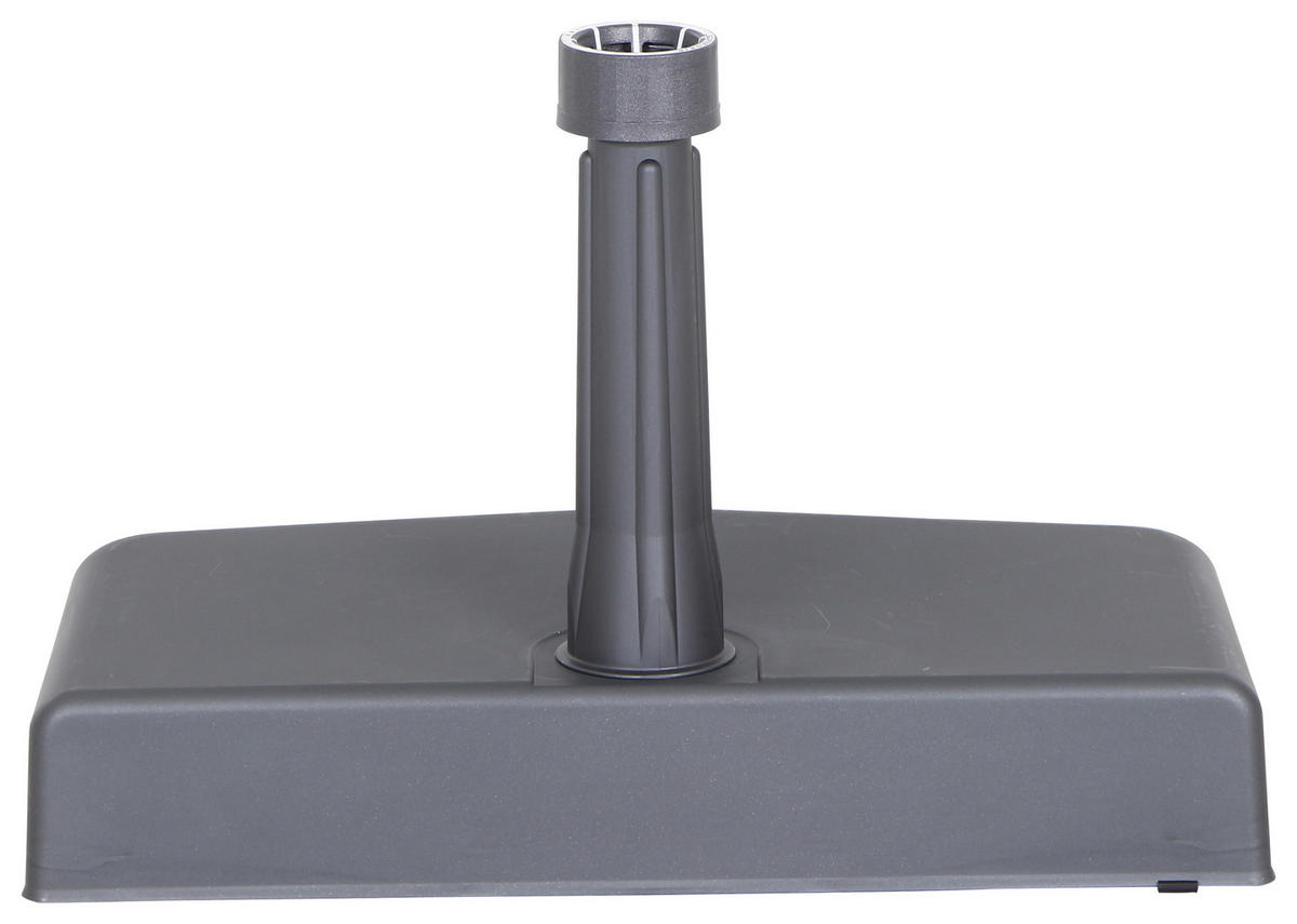 SONNENSCHIRMSTÄNDER Anthrazit  - Anthrazit, KONVENTIONELL, Kunststoff/Stein (50/9/25cm) - Siena Garden