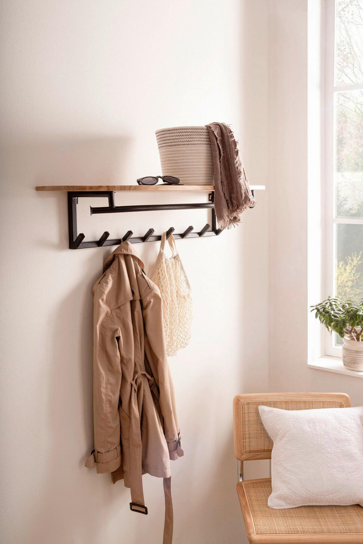 Ansamblu De Hol, 100/30/20 cm  - culoare lemn acacia, Design, lemn (100/30/20cm) - Livetastic
