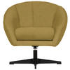 SESSEL in Chenille Currygelb  - Currygelb/Schwarz, Design, Textil/Metall (80/78/80cm) - Stylife