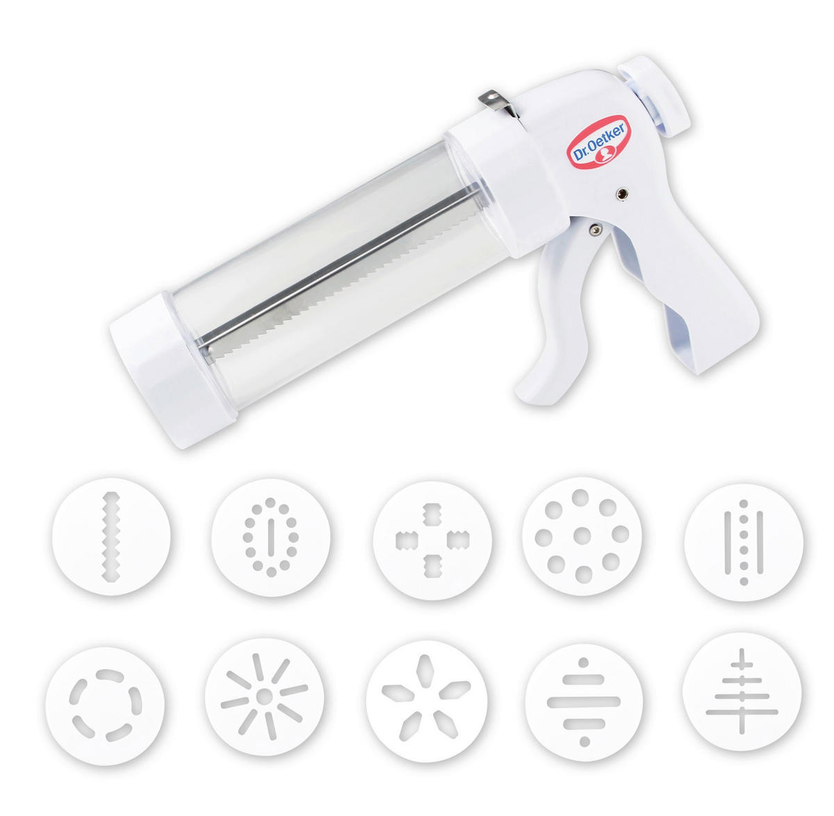 GEBÄCKPRESSE - Weiß, Basics, Kunststoff (27/14,7/5,7cm) - Dr.Oetker