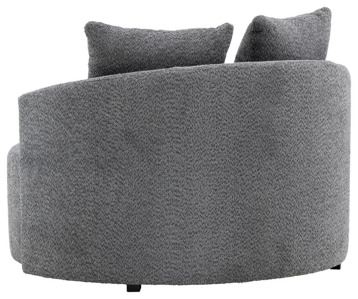 XXL-FÅTÖLJ i textil grå  - grå, Design, textil (120/72/118cm) - Livetastic