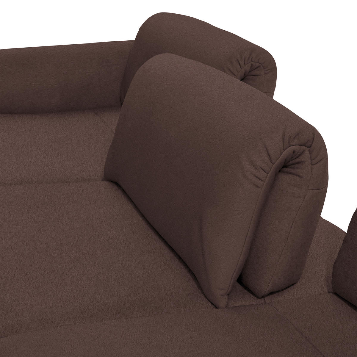 ECKSOFA in Echtleder Braun  173/308 cm  - Anthrazit/Braun, Design, Leder/Metall (173/308cm) - Joop!