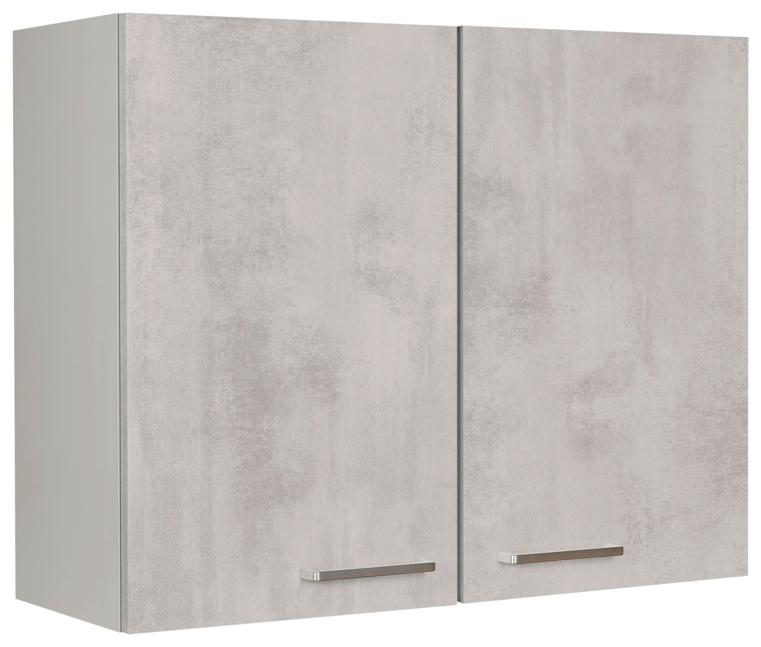 KÜCHENOBERSCHRANK 90/72/35 cm  in Hellgrau  - Edelstahlfarben/Hellgrau, MODERN, Holzwerkstoff (90/72/35cm) - Nobilia