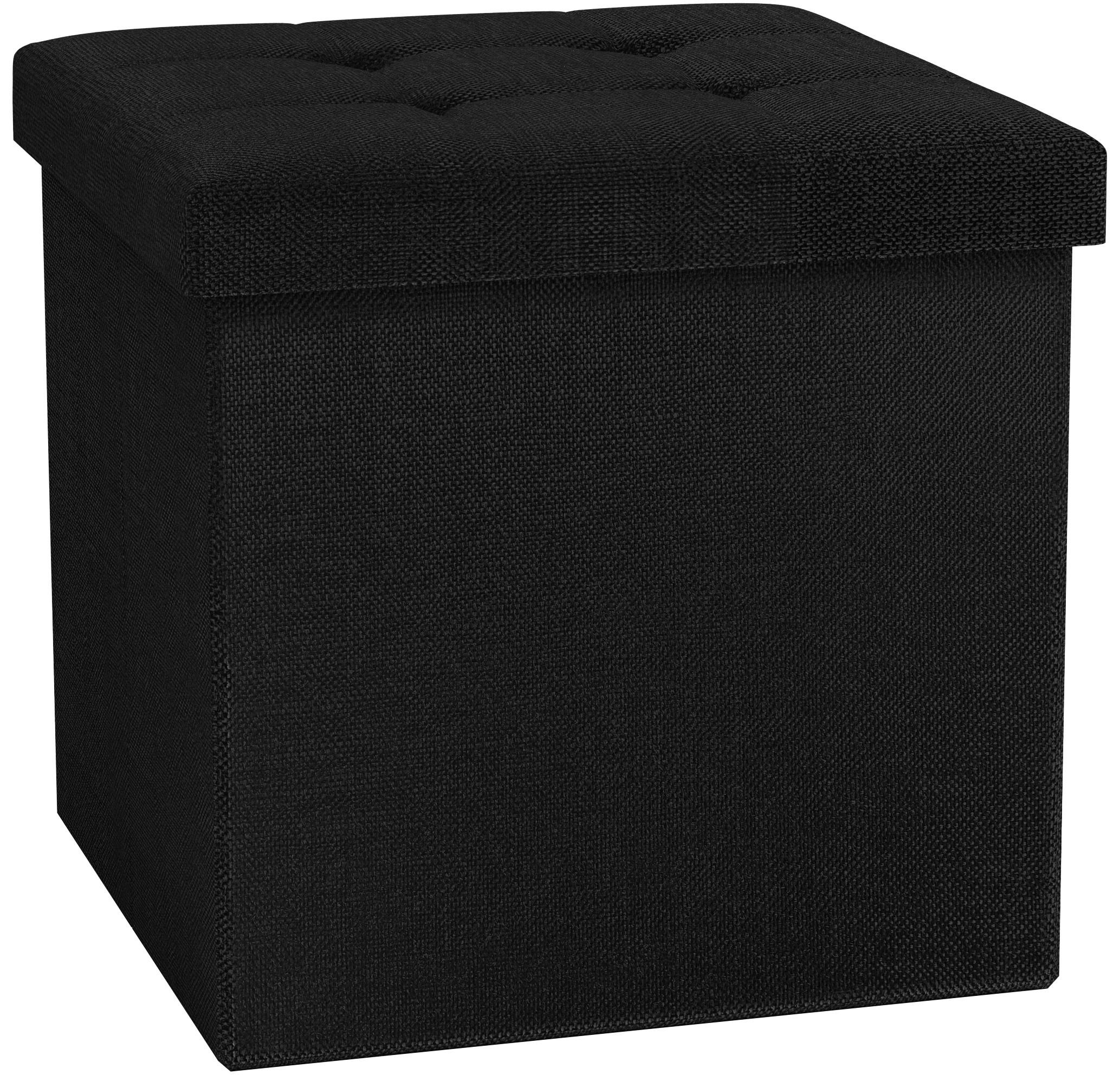 SITZBOX in Kunststoff, Holzwerkstoff Anthrazit  - Anthrazit, Basics, Holzwerkstoff/Kunststoff (38/38/38cm) - MID.YOU