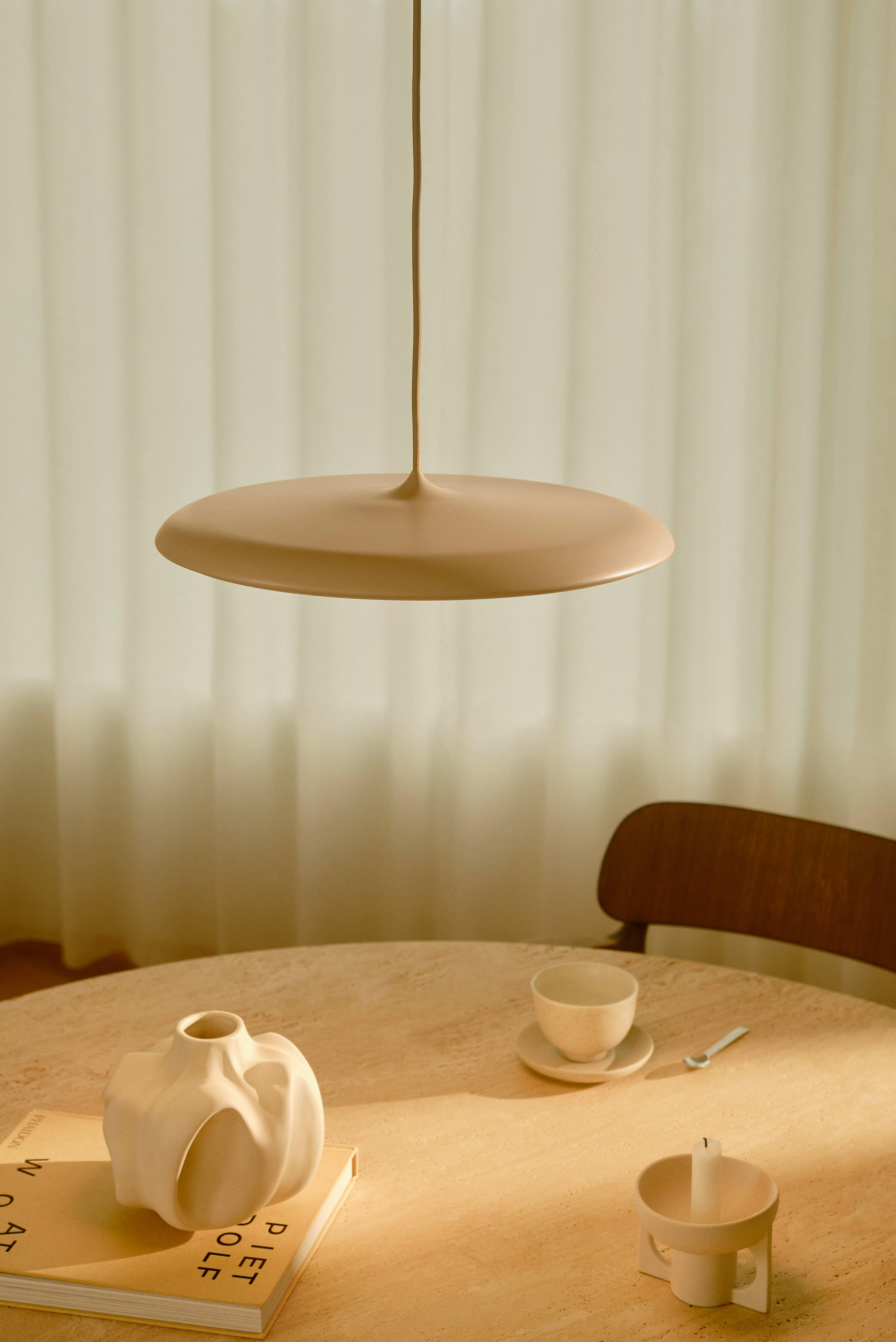 LED-HÄNGELEUCHTE 40/6 cm   - Hellrosa, Design, Metall (40/6cm) - Nordlux
