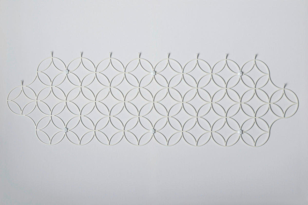 WANDGARDEROBE  in Weiß  - Weiß, Design, Metall (2,5/92/30cm) - MID.YOU