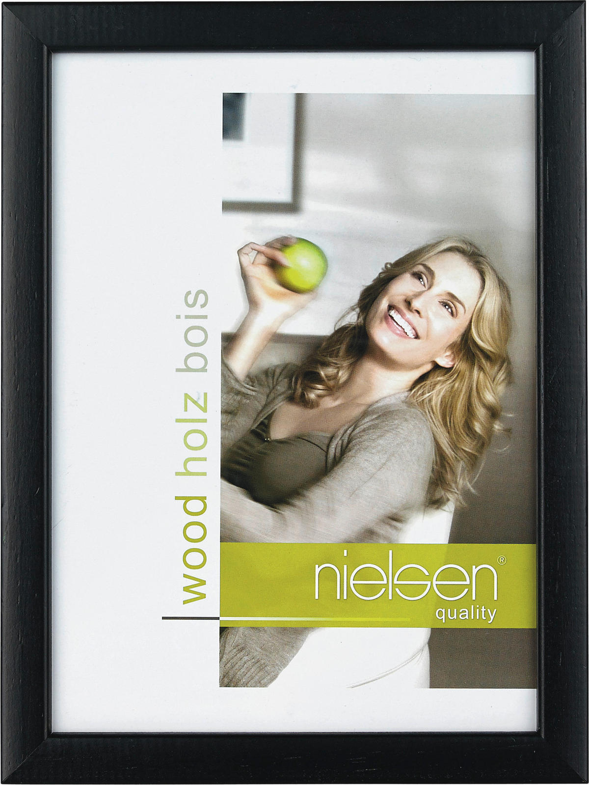 BILDERRAHMEN - Schwarz, Basics, Holz (18/24cm) - Nielsen