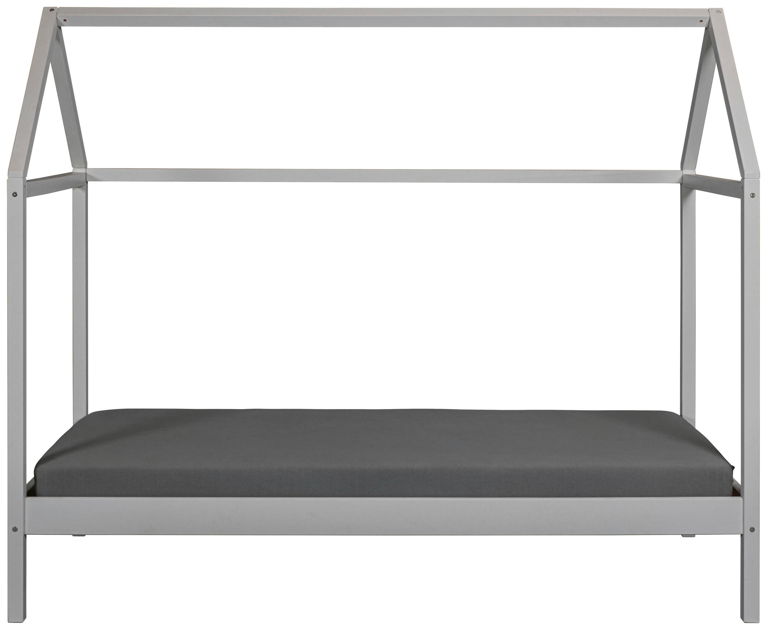 HAUSBETT 90/200 cm  - Hellgrau, MODERN, Holz (90/200cm) - MID.YOU