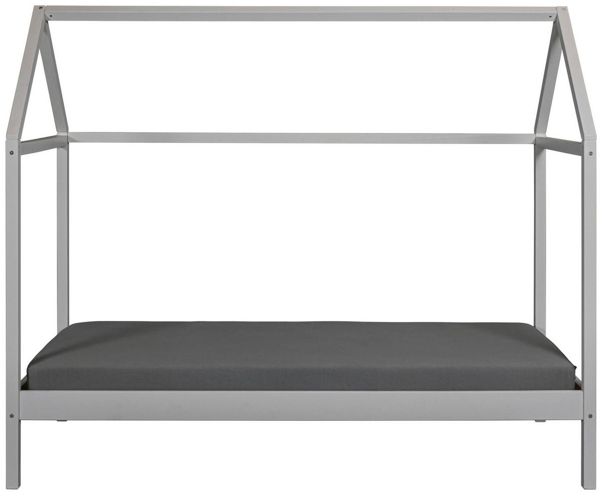 HAUSBETT 90/200 cm Hellgrau  - Hellgrau, Modern, Holz (90/200cm) - MID.YOU
