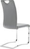 SCHWINGSTUHL  in Lederlook  - Grau, Design, Textil/Metall (43/100/57cm) - Carryhome