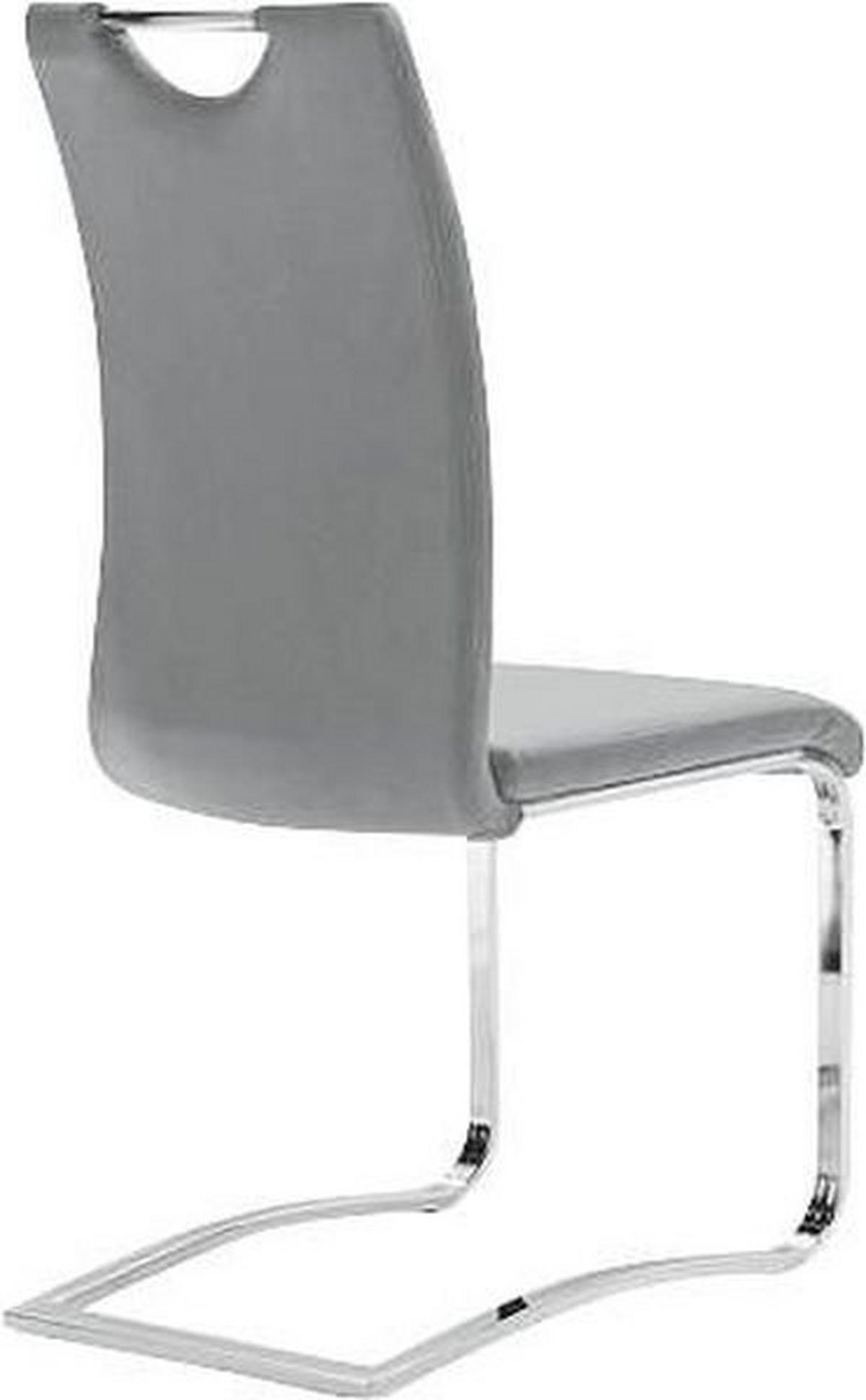 SCHWINGSTUHL  Lederauswahl Lederlook  - Grau, Design, Textil/Metall (43/100/57cm) - Carryhome