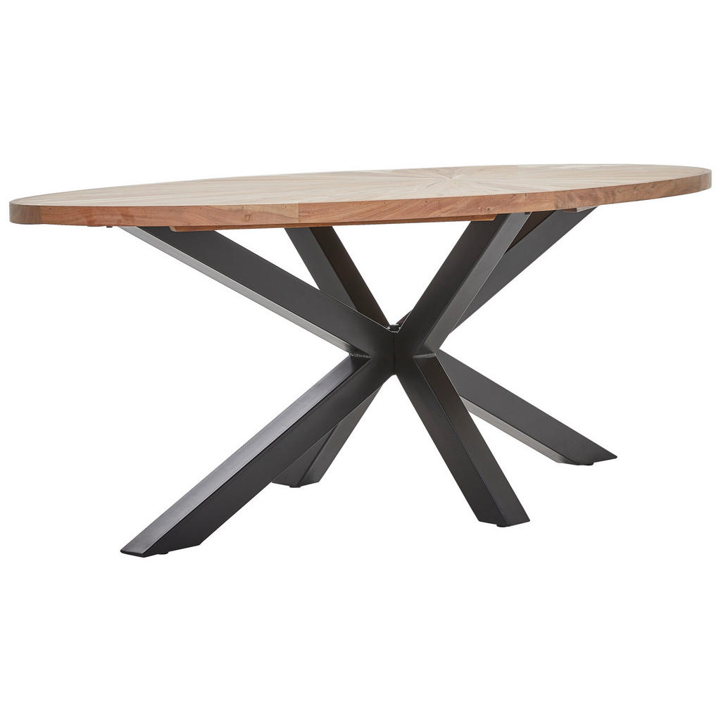 Livetastic JÍDELNÍ STŮL, akácie, černá, barvy akácie, 200/100/76 cm