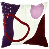 POTAH NA POLŠTÁŘ  45/45 cm - purpurová, Basics (45/45cm) - Novel