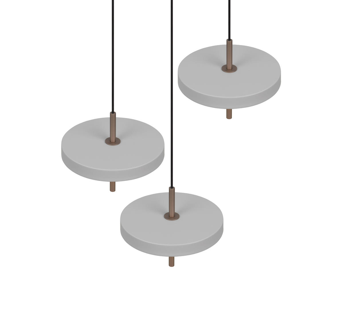 PENDUL LED - gri, Basics, metal (40/150,0cm)