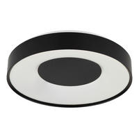 STROPNA LED-SVETILKA  JOLLIANA //2700-6500 K/230 V/ - siva/črna, Design, kovina/umetna masa (38,6/7,5cm) - Globo