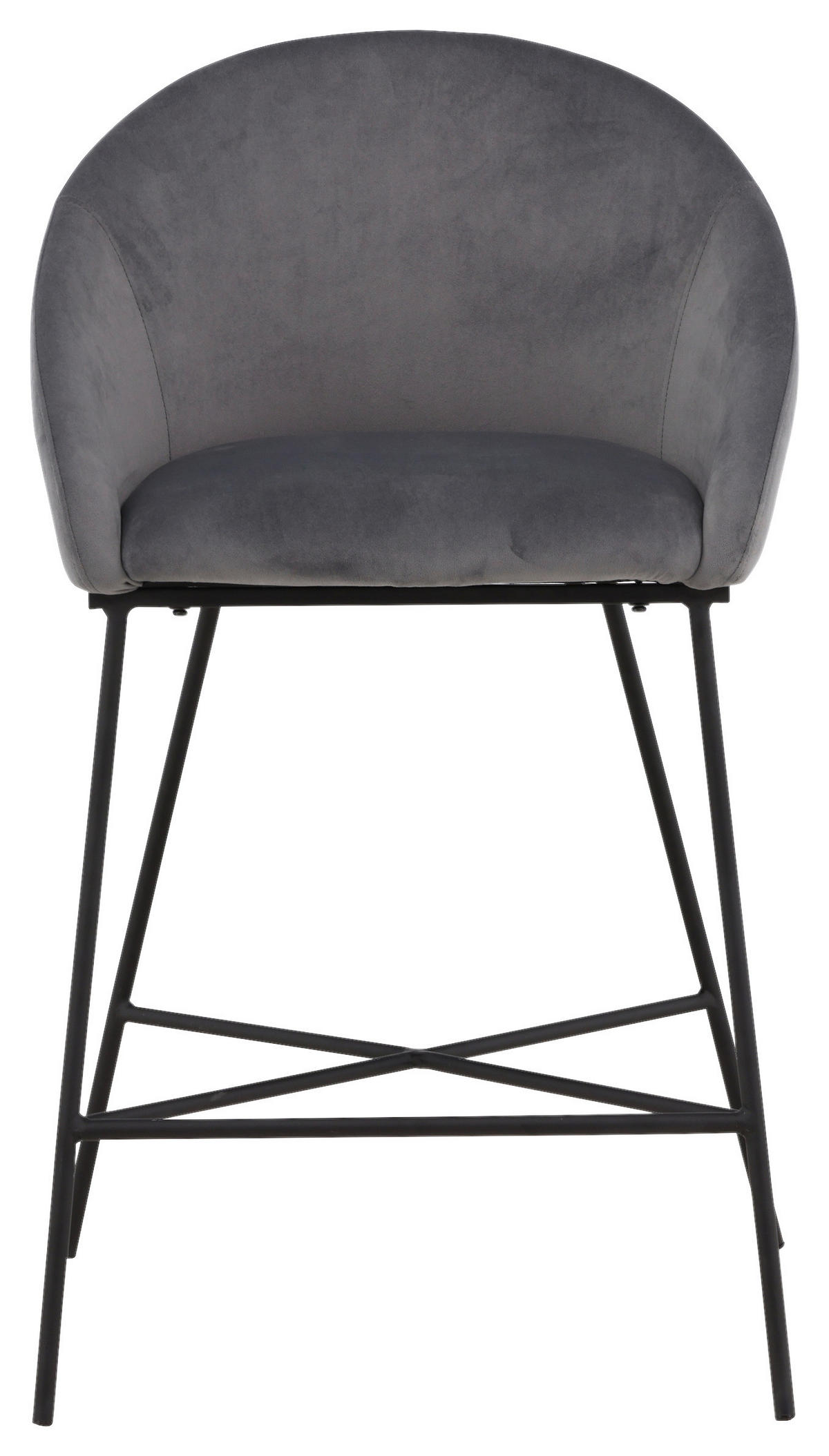 BARPALL i svart, mörkgrå  - mörkgrå/svart, Design, metall/textil (58,5/97/57cm) - Livetastic