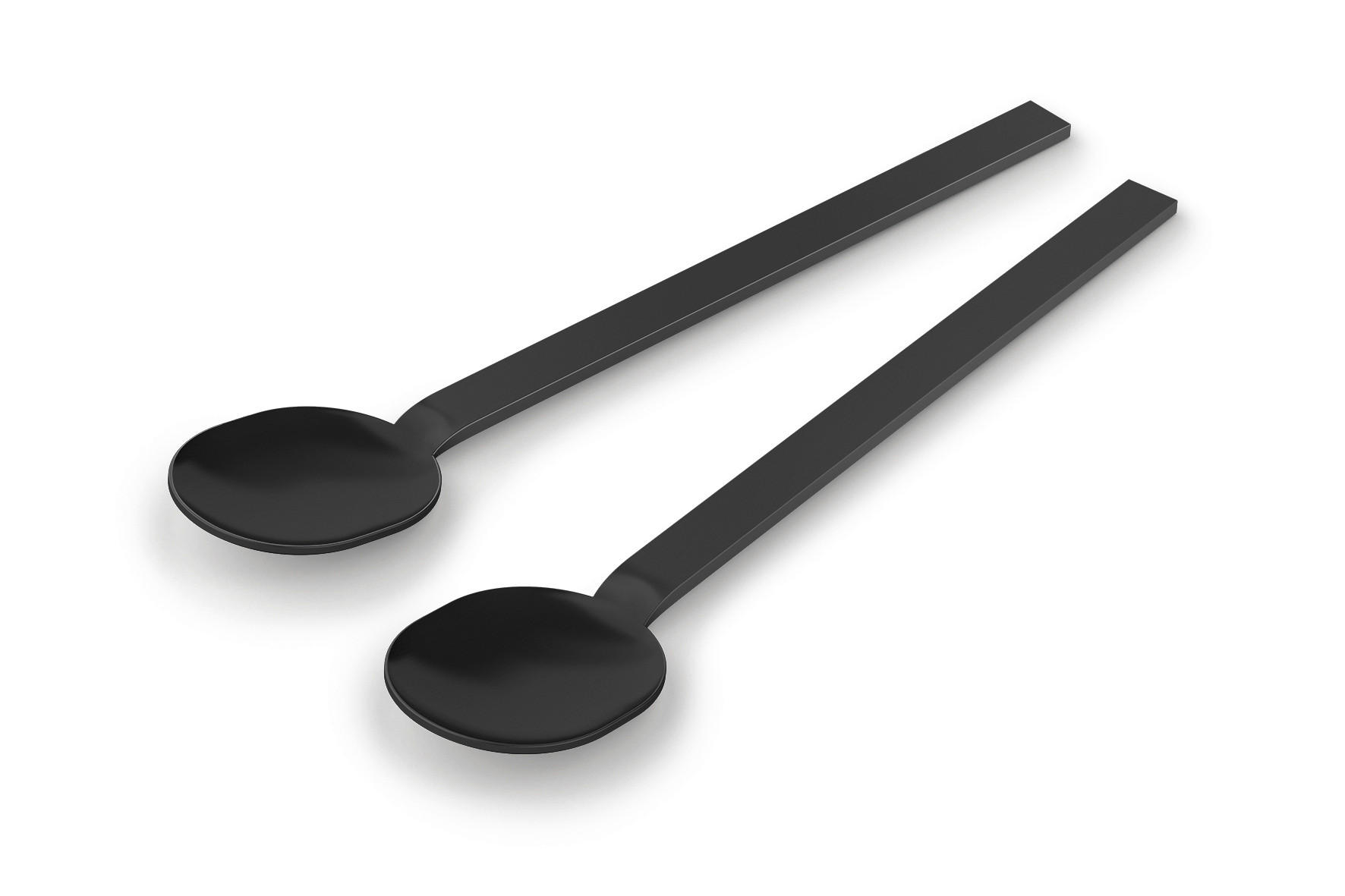 SET KAVNIH ŽLIČK   kovina           - črna, Basics, kovina (13,4 cmcm) - Zack