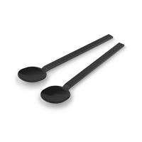 SET KAVNIH ŽLIČK   kovina           - črna, Basics, kovina (13,4 cmcm) - Zack
