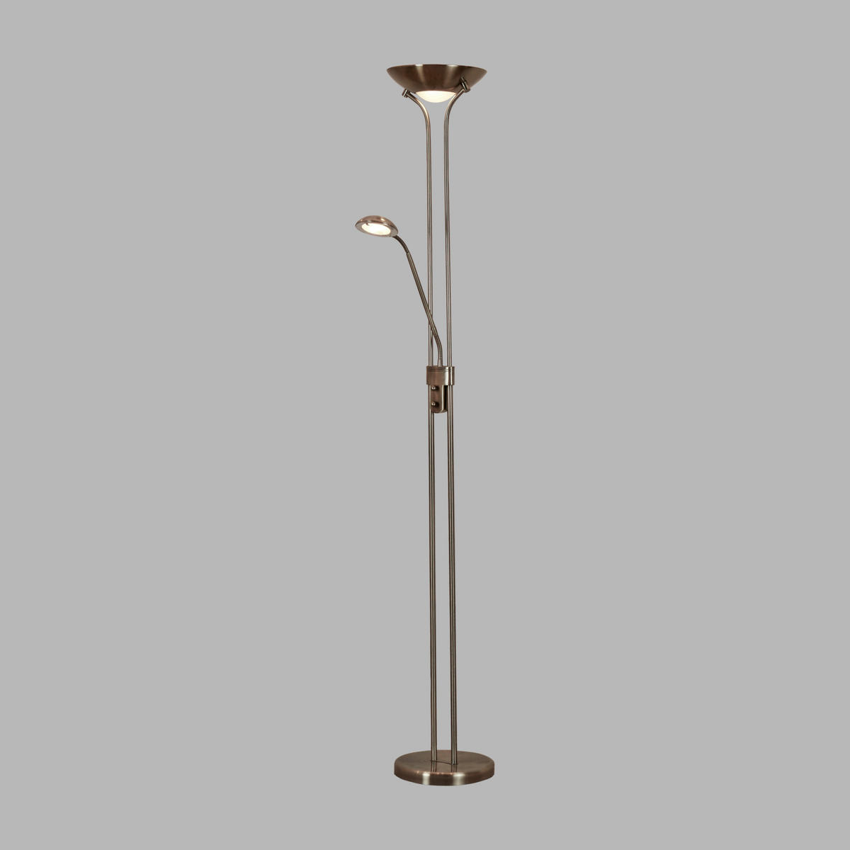 LED-UPLIGHT Mother & Child 25.4/180 cm    - mässingsfärgad, Basics, metall/glas (25.4/180cm)