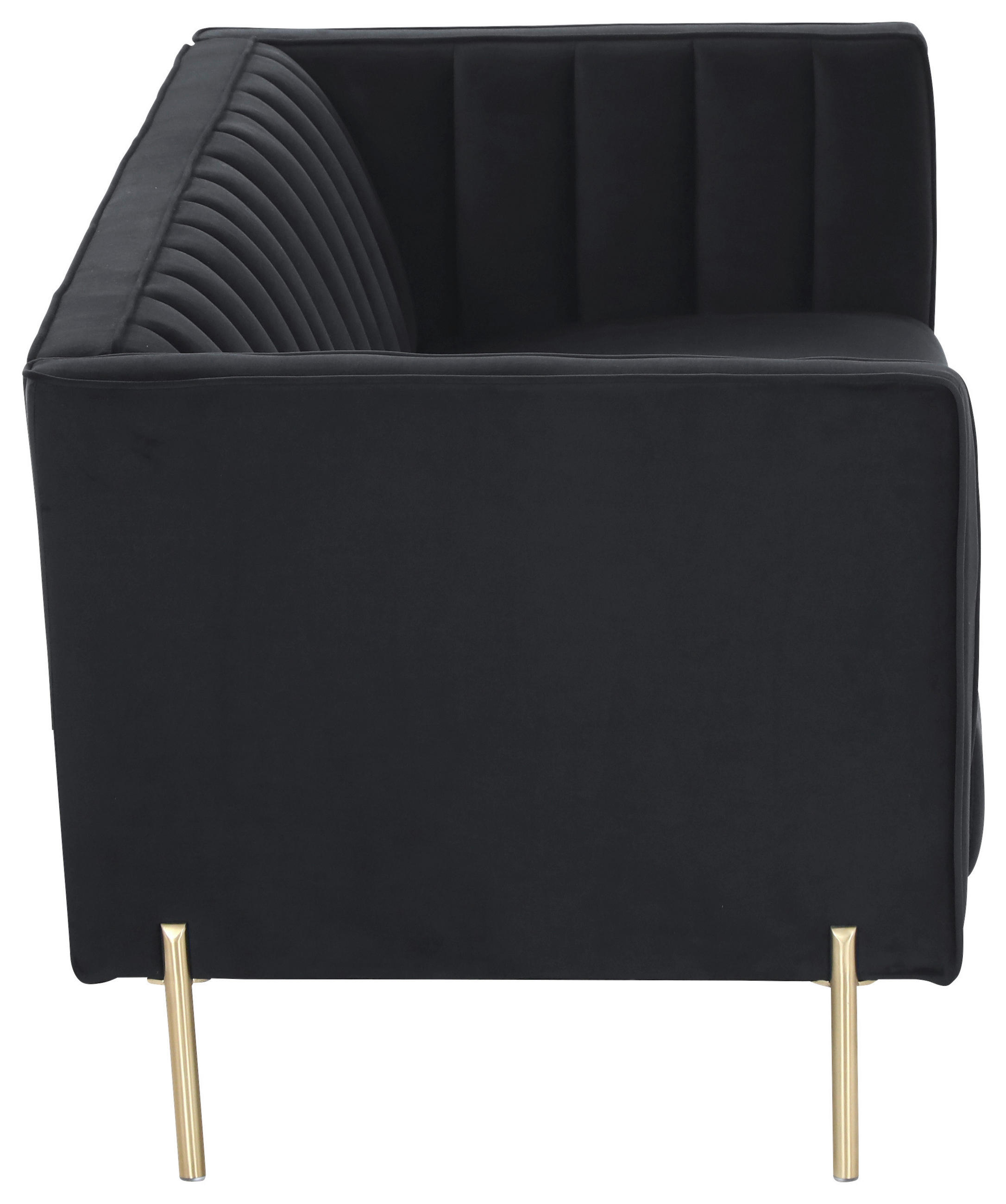 Thumbnail - Livetastic 3-Sitzer-Sofa, Schwarz, Textil, 204x75x85 cm, Wohnzimmer, Sofas & Couches, Sofas, 3-Sitzer Sofas