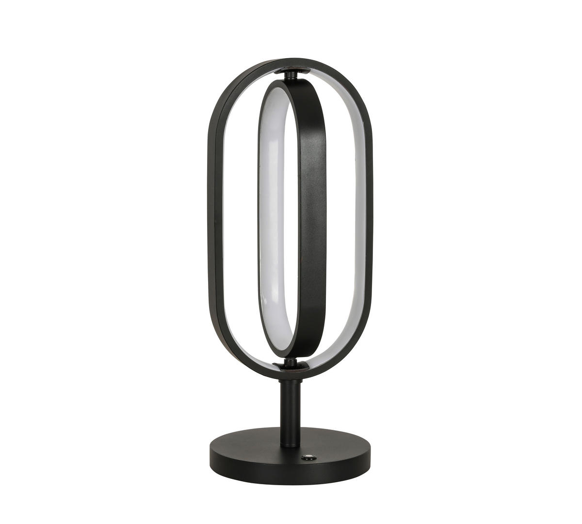 LED-TISCHLEUCHTE - Schwarz, Design, Kunststoff/Metall (21/50cm) - Novel
