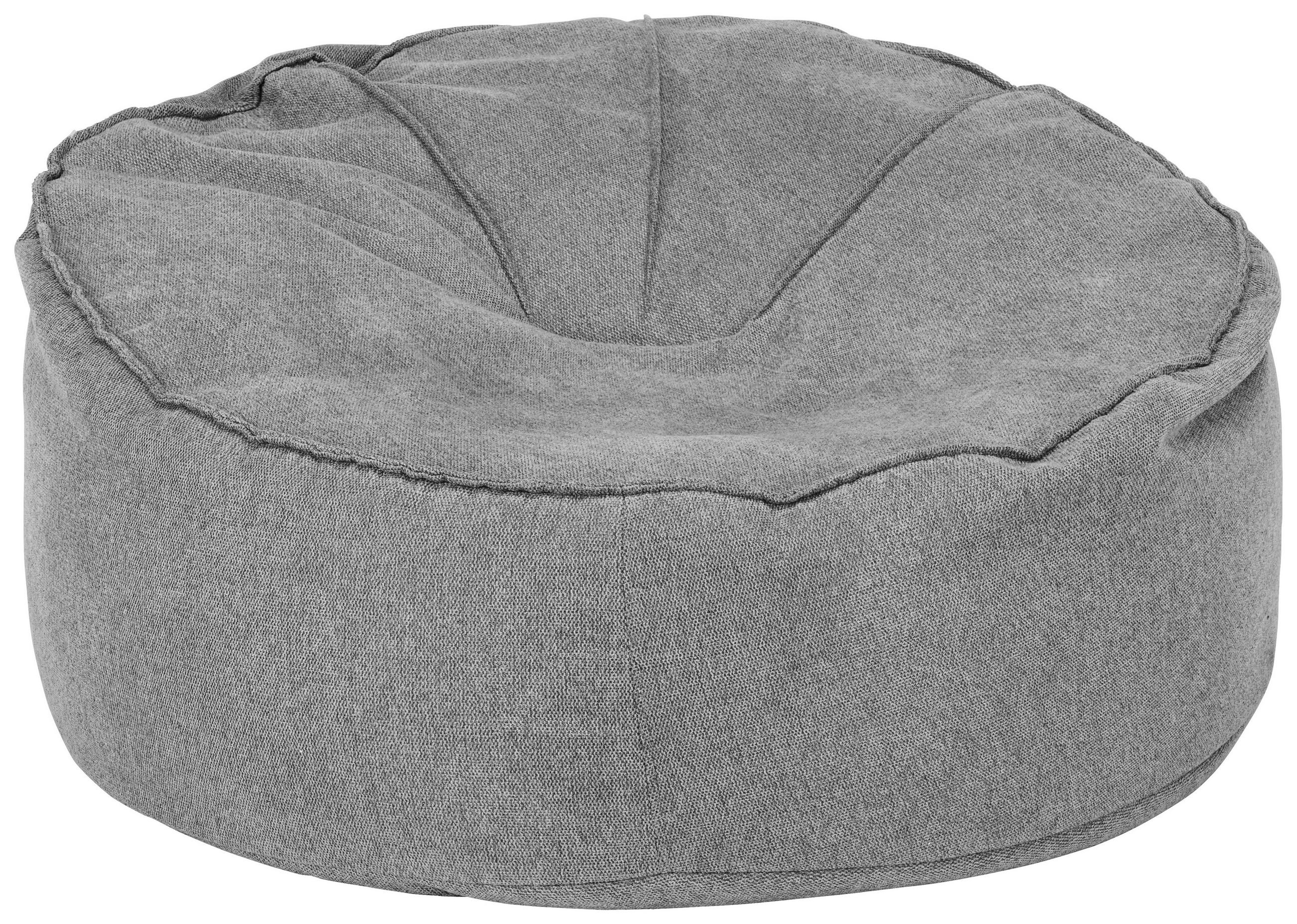 VREČA ZA SEDENJE   125/79/125 cm           siva  - siva, Design, tekstil (125/79/125cm) - Xora