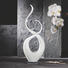 SKULPTUR - Weiß, Basics, Glas (15/45/8cm)