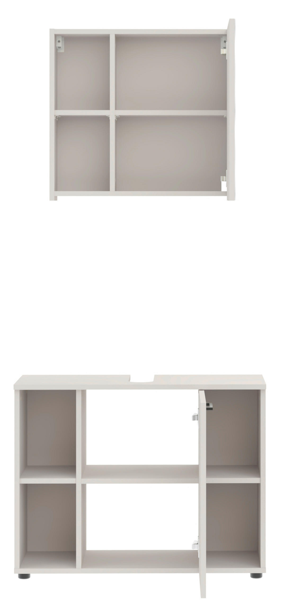 Baie 80 cm - cașmir/negru, Trend, sticlă/metal (80cm) - Respekta