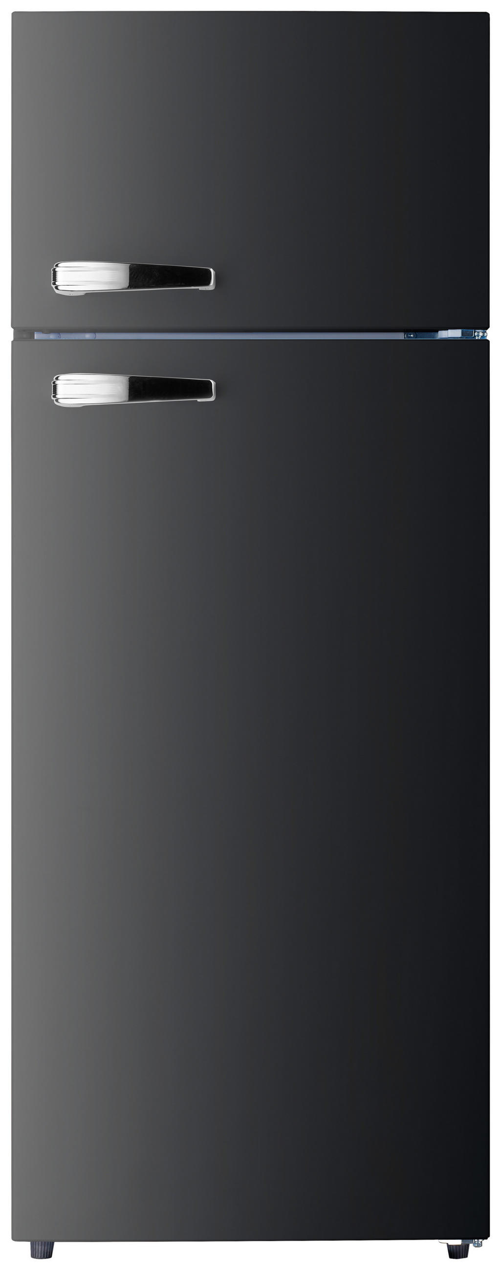 KÜHL-GEFRIER-KOMBINATION  - Schwarz, Trend, Kunststoff/Metall (54/143/54,5cm) - PKM