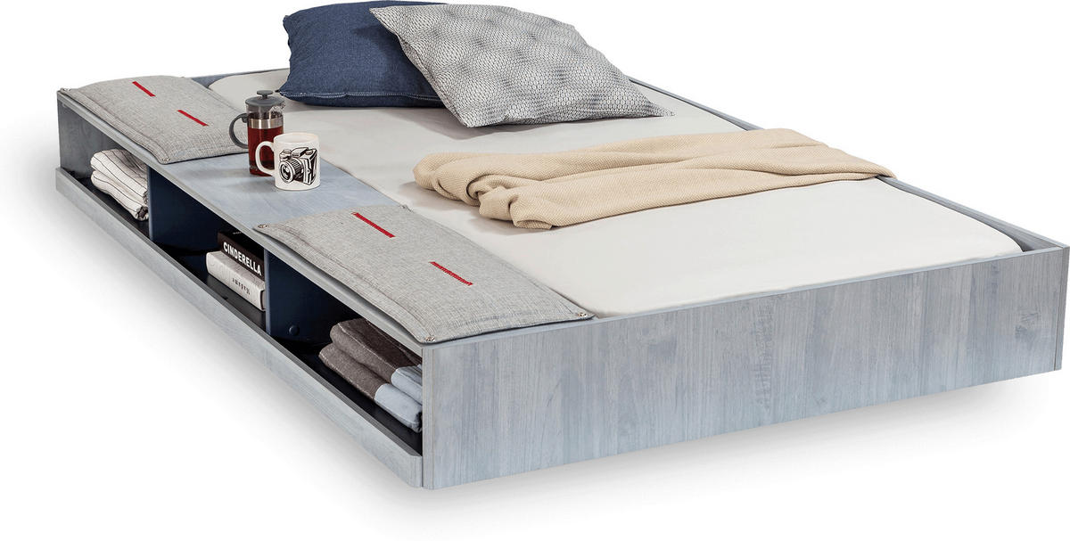 ÁGYFIÓK   - juharszínű, Basics, faalapú anyag (123,2/26/164,2cm) - Cilek