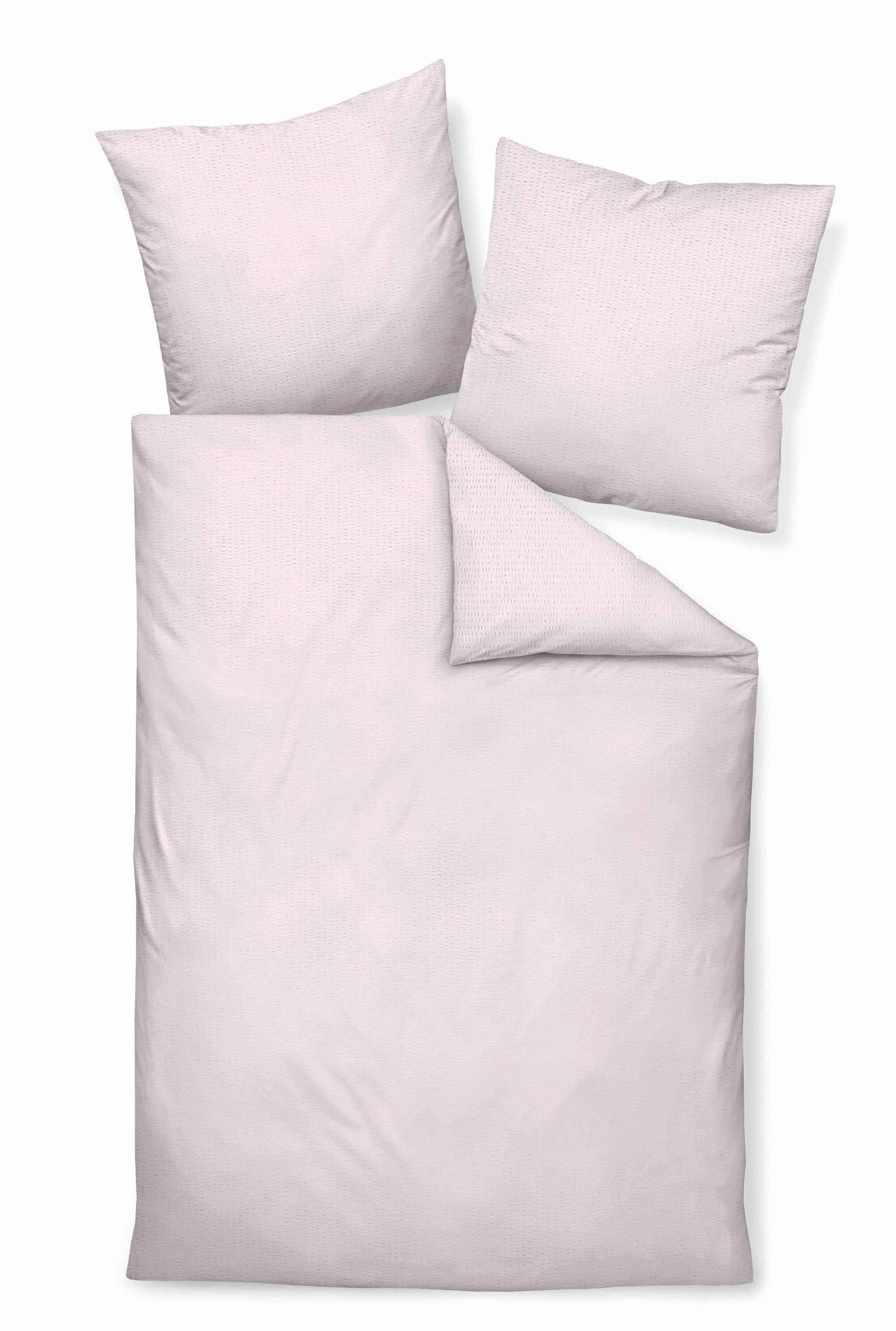 BETTWÄSCHE PIANO Seersucker 240/220 cm  - Rosa, Basics, Textil (240/220cm) - Janine