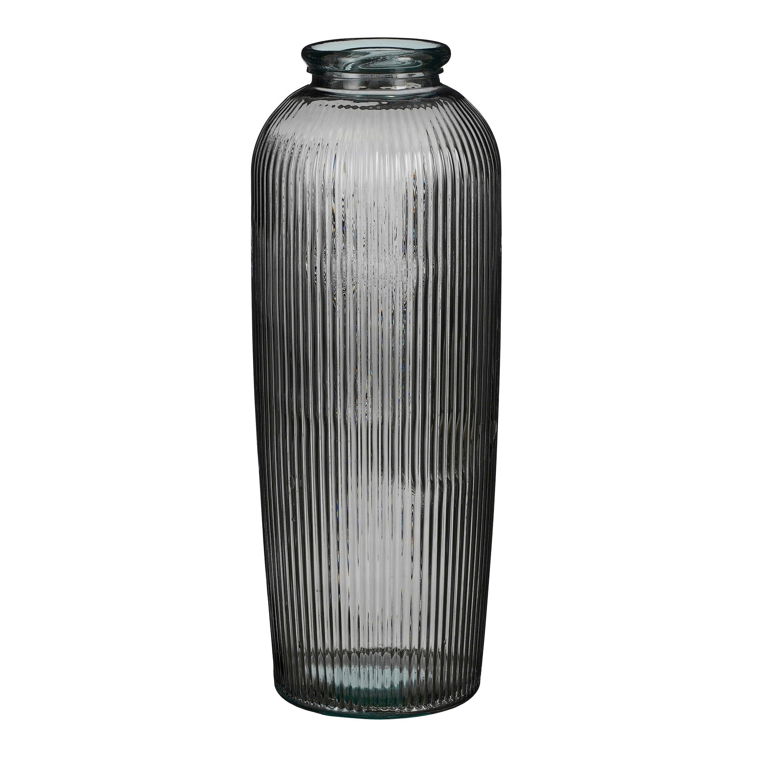 VAZA    steklo  - antracit, Basics, steklo (30/70cm)
