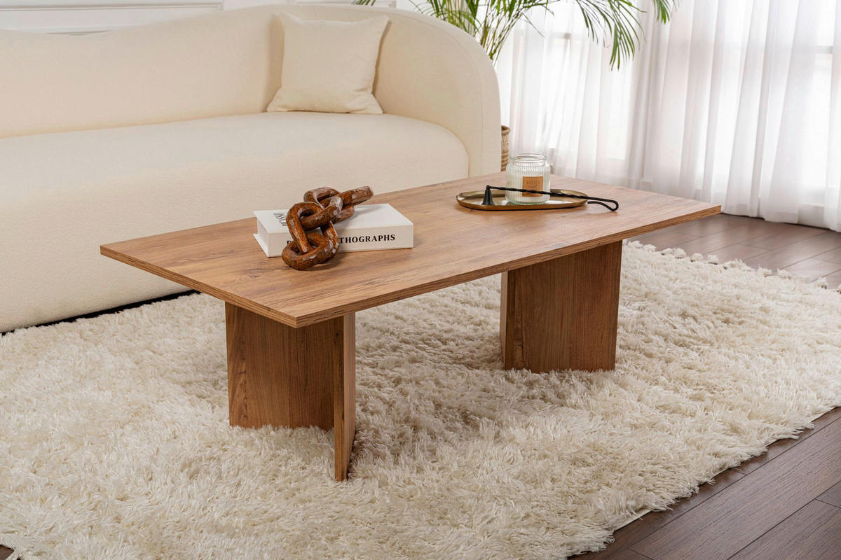 COUCHTISCH Holzwerkstoff    - Pinienfarben, Design, Holzwerkstoff (119/40/60cm) - MID.YOU