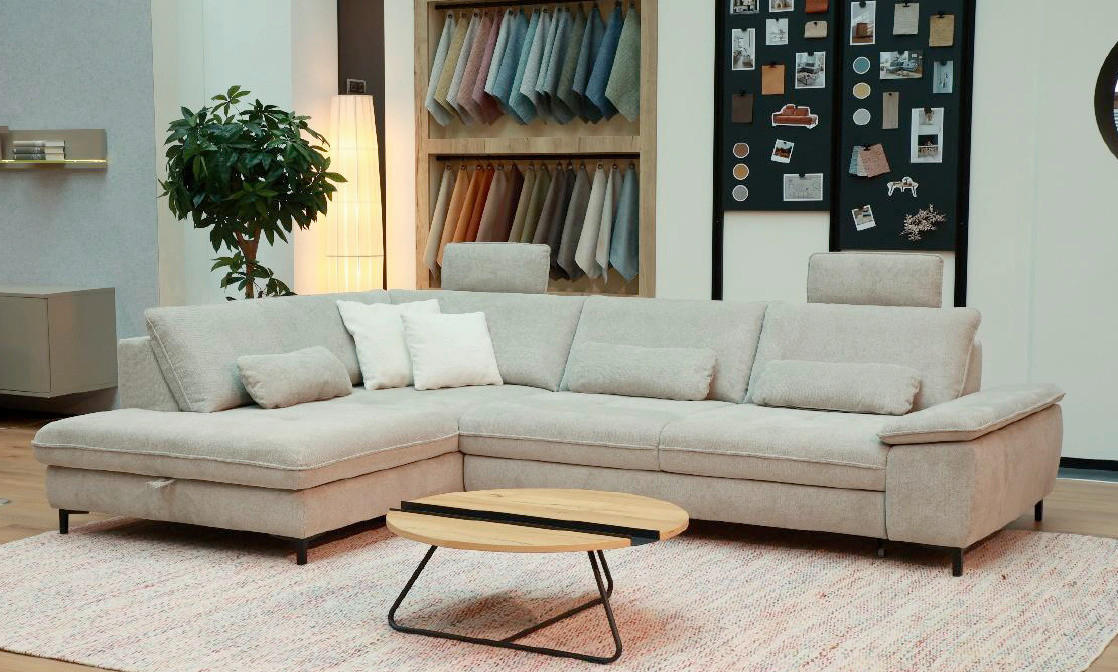 UGAONA GARNITURA bež  - bež, Moderno, tekstil - Beldomo Style