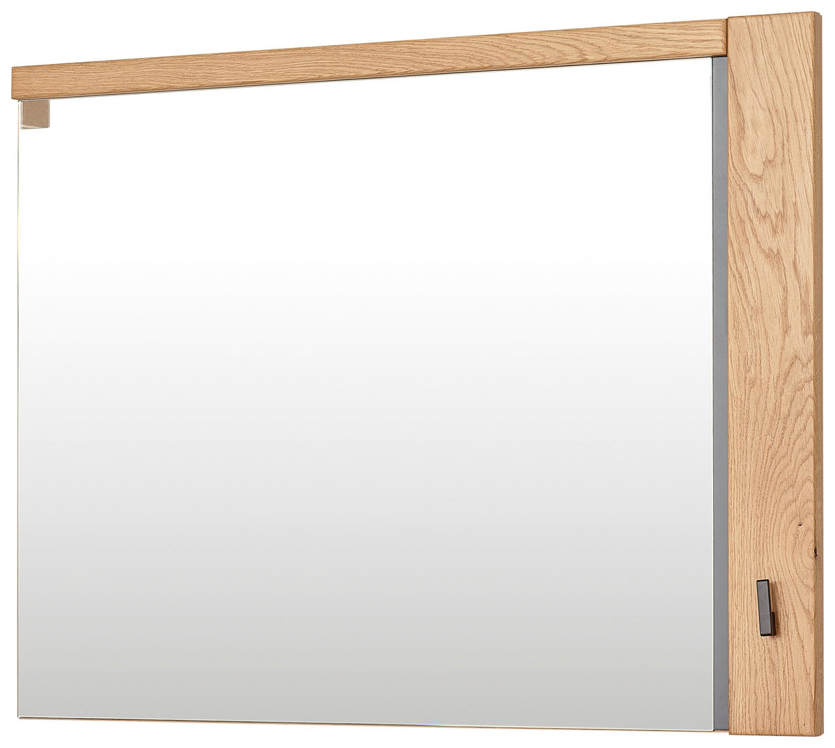 WANDSPIEGEL 90/70/5,2 cm    in rechteckig  - Wildeiche, Natur, Glas/Holz (90/70/5,2cm) - Linea Natura