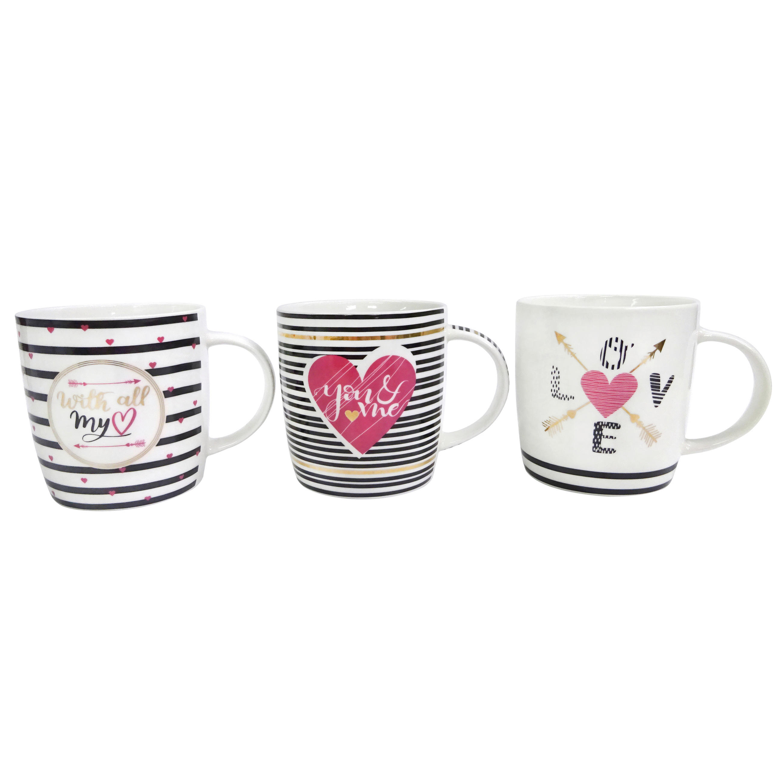 ŠOLJA ZA KAFU    320 ml      - pink/bela, Osnovno, keramika (320ml) - Ritzenhoff Breker