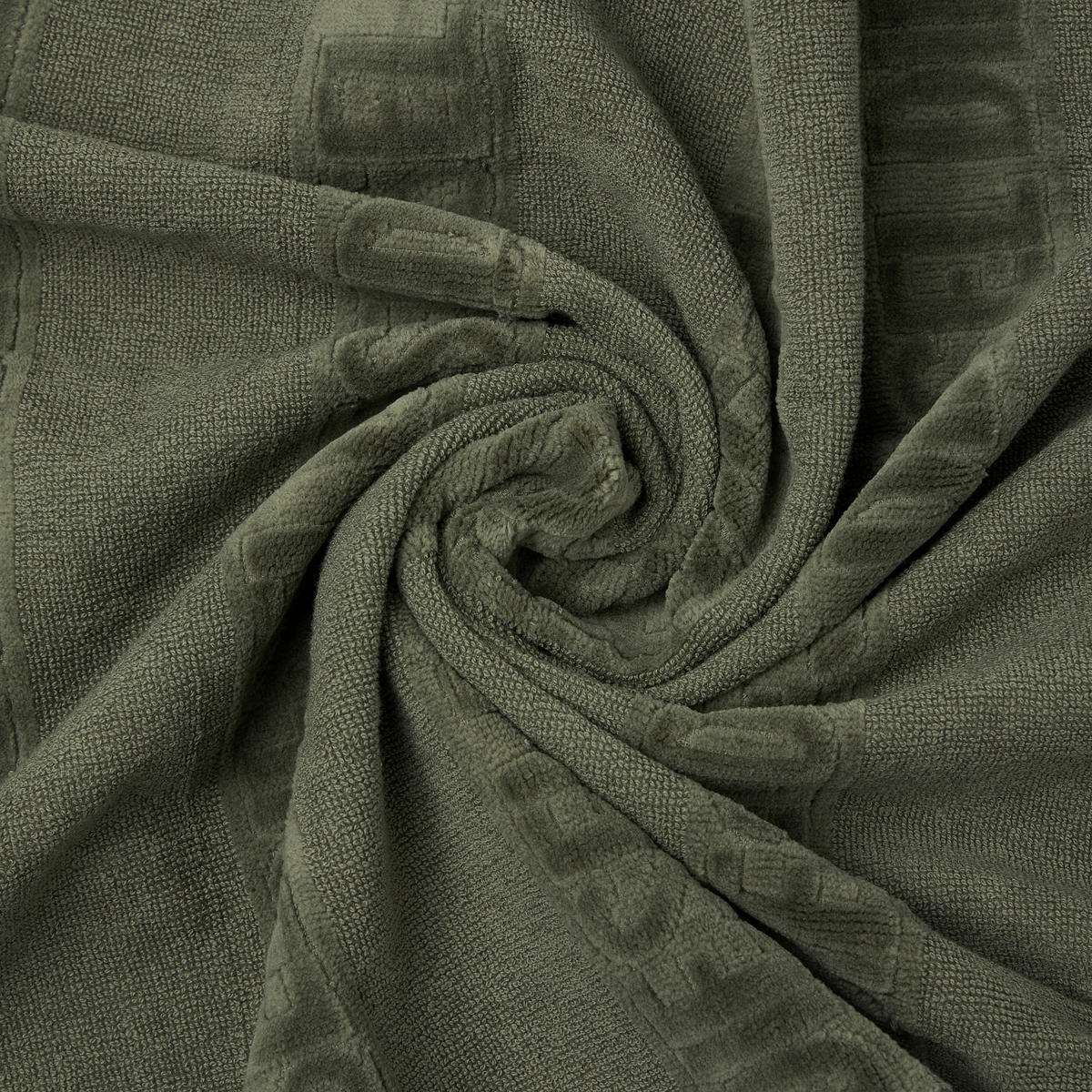 HANDTUCH RUNNING LOGO Grün  - Grün, Basics, Textil (60/100cm) - Diesel
