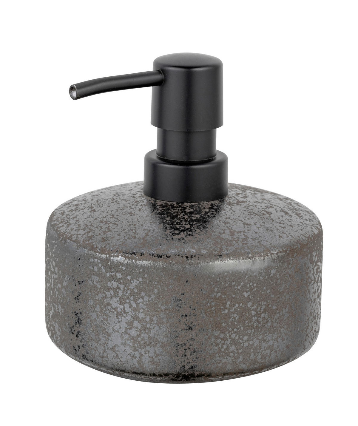 SEIFENSPENDER RUFINA  - Dunkelgrau/Schwarz, KONVENTIONELL, Keramik/Kunststoff (10,5/12,5/10,5cm) - Schöner Wohnen