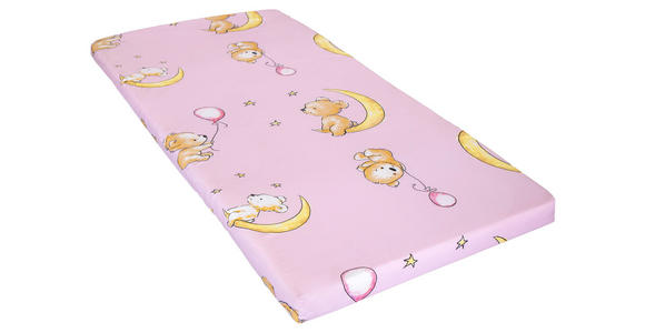 Kindermatratze Chloe 120x60cm - Altrosa, KONVENTIONELL, Textil (120/60/5cm) - Primatex