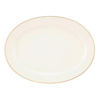 KÍNÁLÓTÁL  35/26 cm   - krémszínű/aranyszínű, Basics, kerámia (35/26cm) - Seltmann Weiden