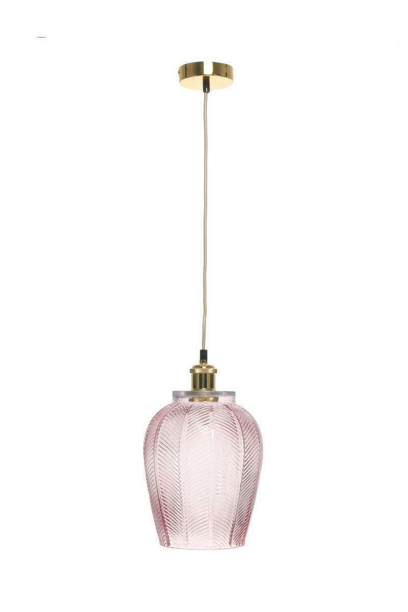 HÄNGELEUCHTE 20/34/20 cm  - Rosa, Trend, Glas (20/34/20cm) - Kayoom