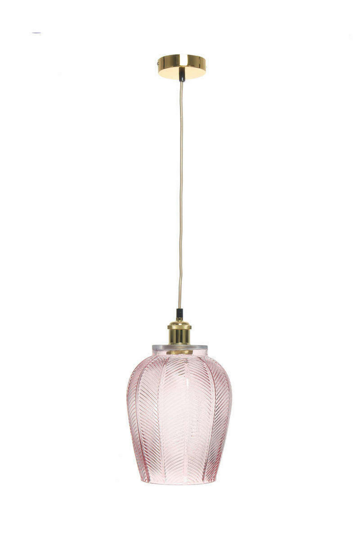 HÄNGELEUCHTE 20/34/20 cm  - Rosa, Trend, Glas (20/34/20cm) - Kayoom