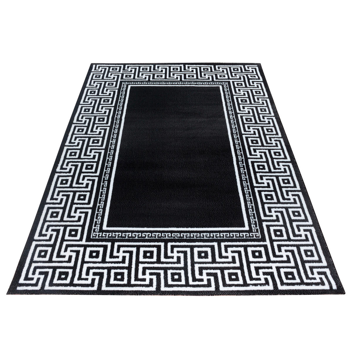 FLACHWEBETEPPICH 140/200 cm Parma Schwarz  - Schwarz, Design, Textil (140/200cm) - Novel