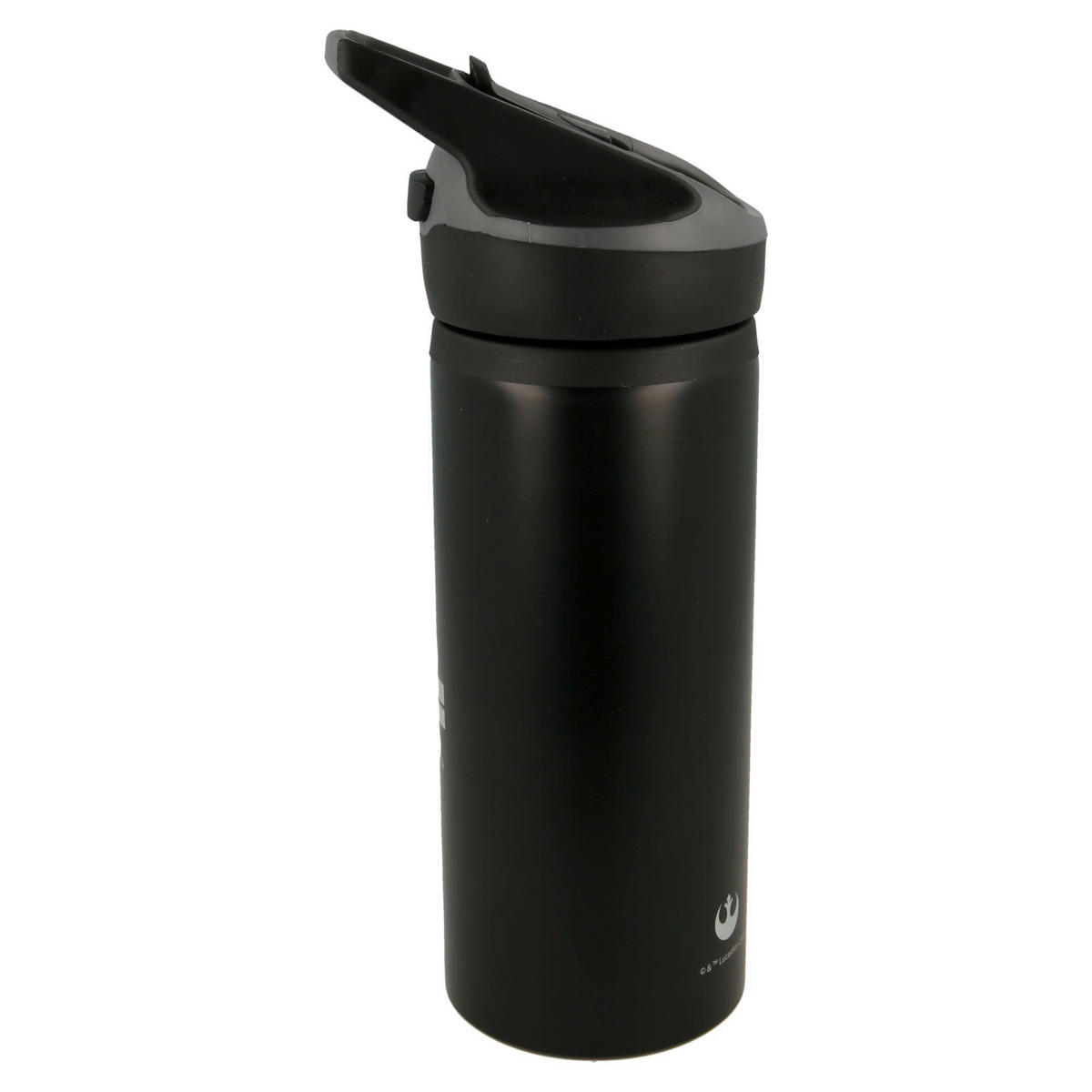 UNIVERSALFLASCHE Star Wars  - Schwarz/Alufarben, Basics, Metall (9,3/7,3/22,7cm) - Star Wars