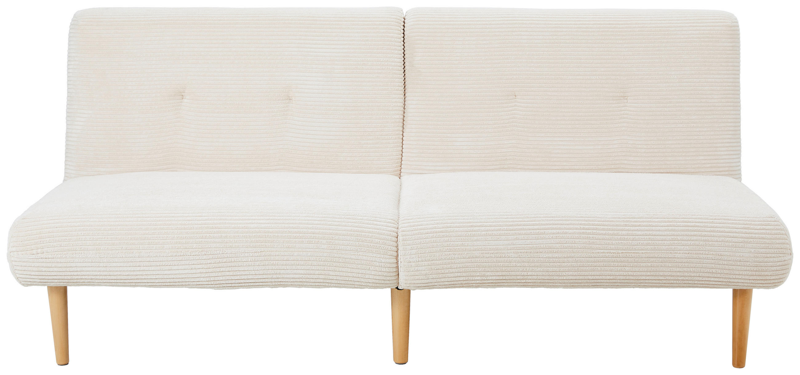 SCHLAFSOFA in Cord Beige  - Beige/Naturfarben, Design, Holz/Textil (184/80/87cm) - Carryhome