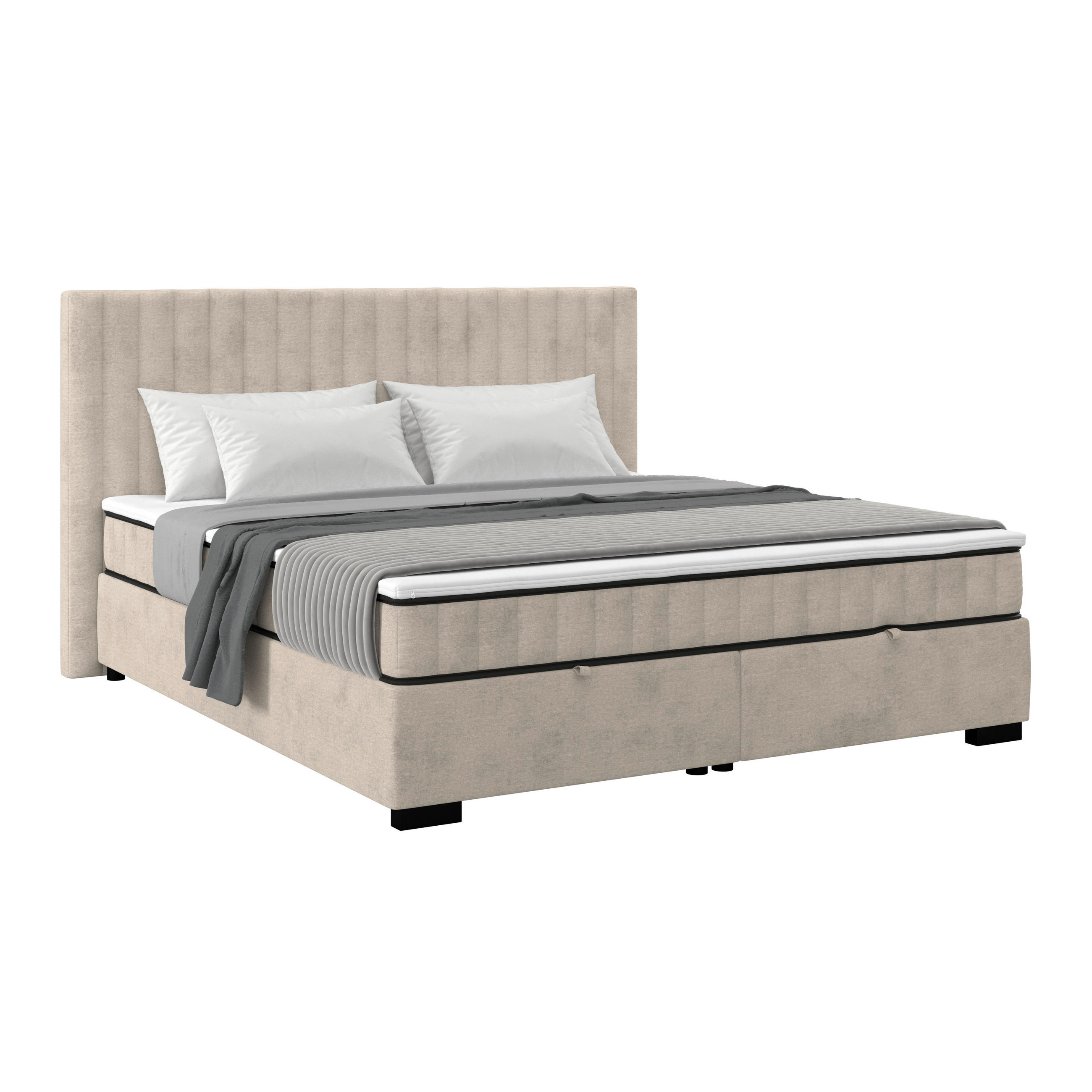 Boxbett Mit Topper & Bettkasten 160x200 Maya