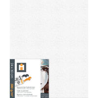 MALIARSKE PLÁTNO NA RÁME - biela, Basics, textil (24/30/1,7cm)